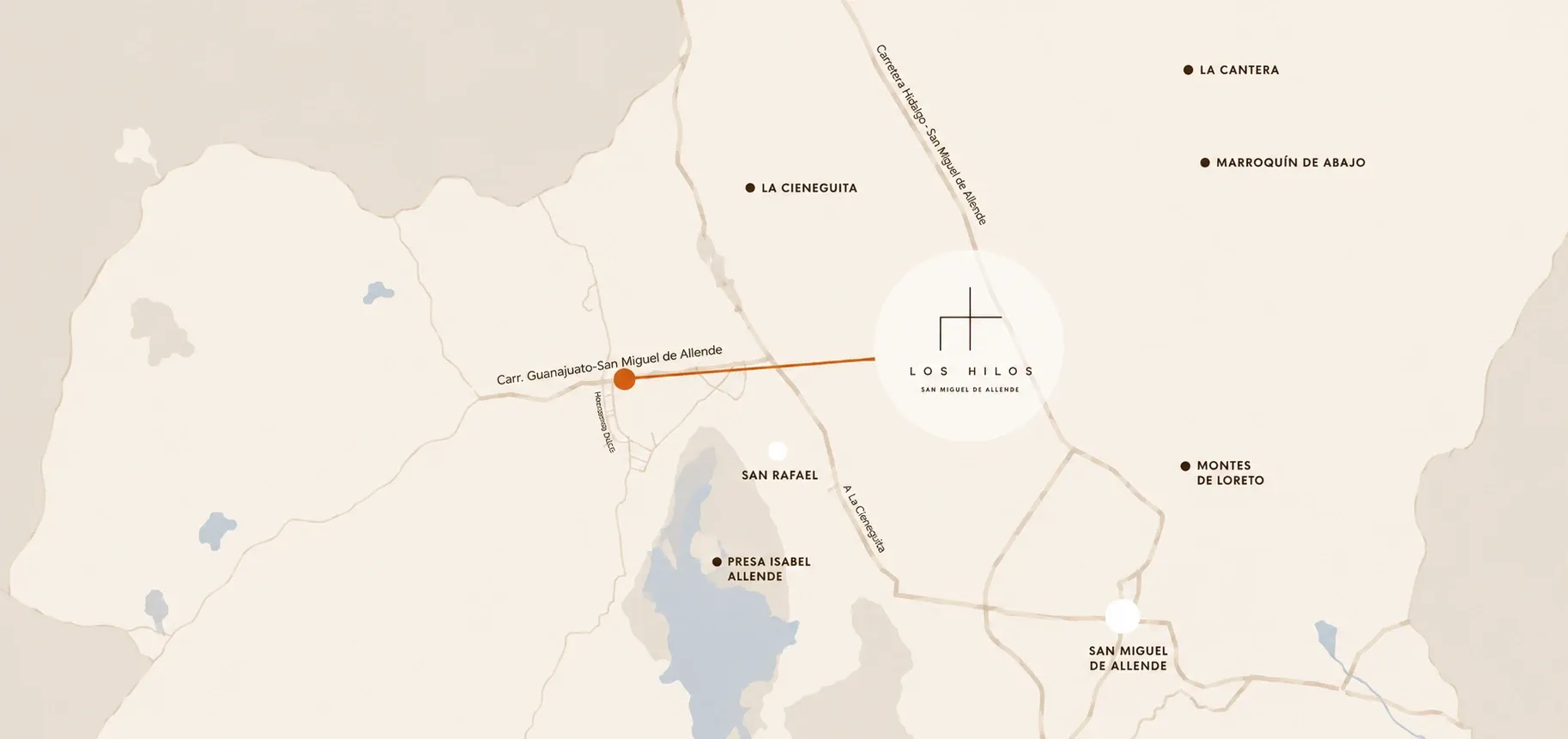 Mapa de LOS HILOS